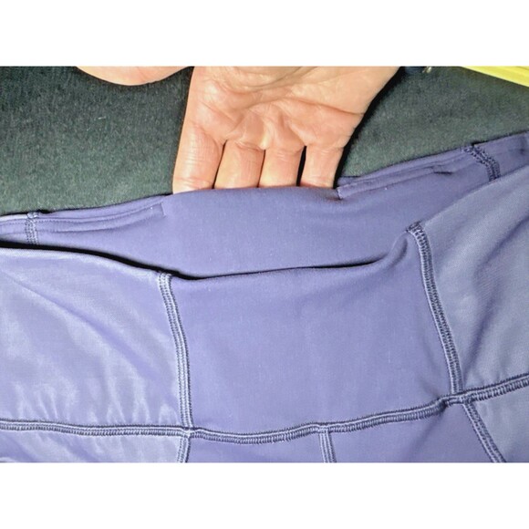 Lululemon Leggings Womens 6 Purple Power Lines Crop 21" Inseam Gym Yoga W6ARZS - Picture 3 of 7